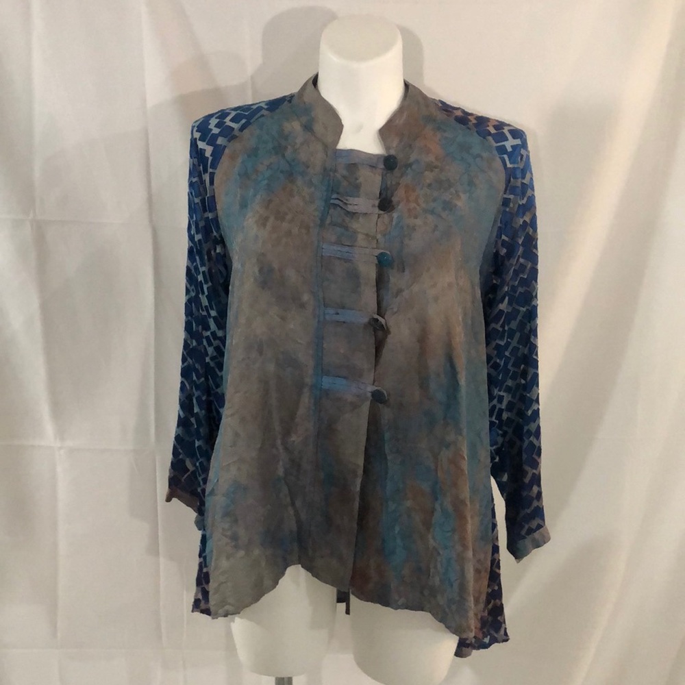 Kristine st Brik ty dyed top